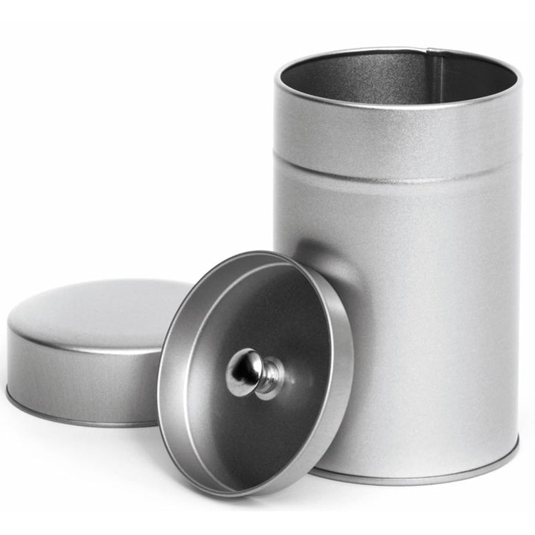 Silver Round Tin, 4oz inner seal