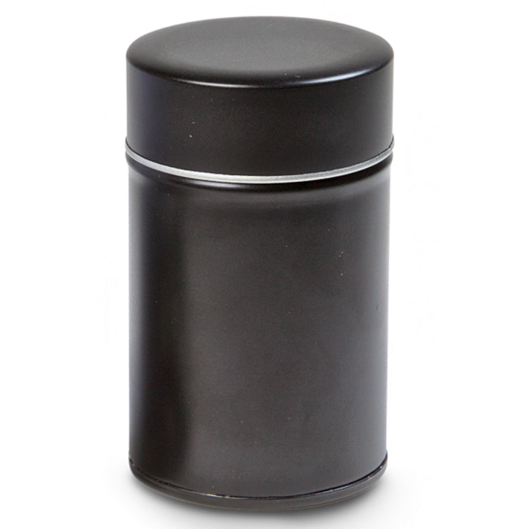 Black tea tin