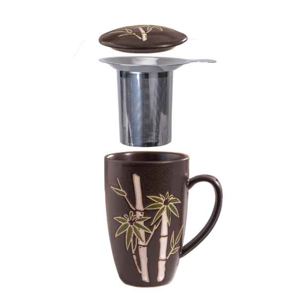 Bamboo Tea Infuser Mug