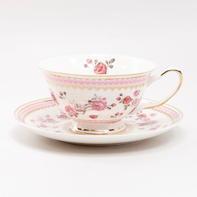 Pink Rose Cup & Saucer