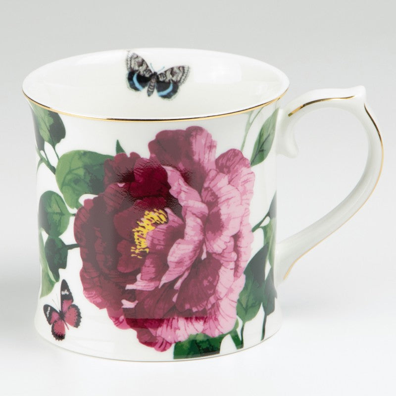 Red Peony Coffee Mug