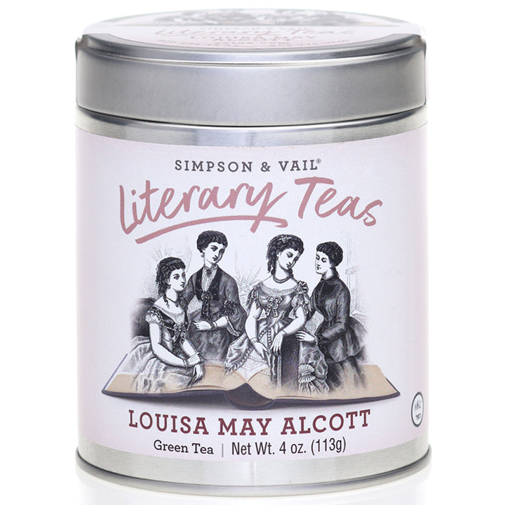 Louisa May Alcott's Green Tea Blend Tin