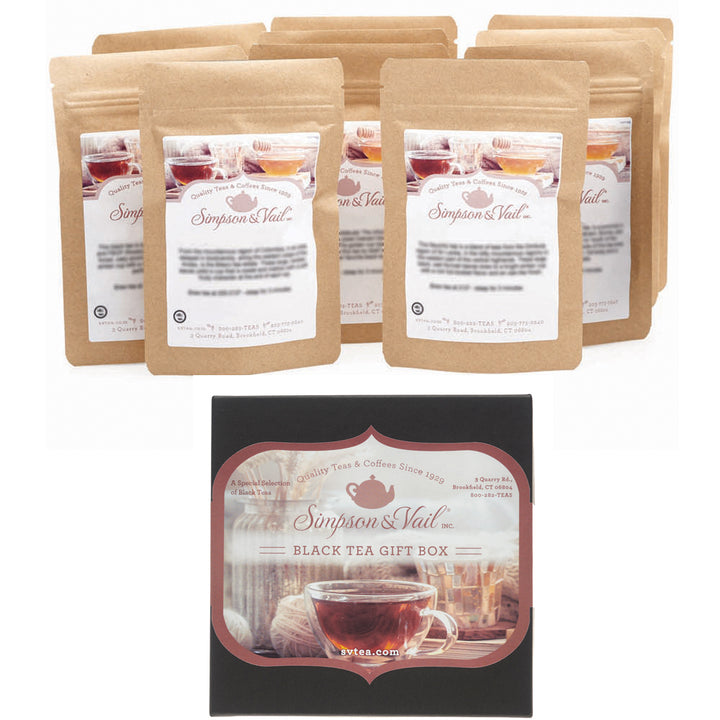 Black Teas Sampler Gift Set - 10 packages