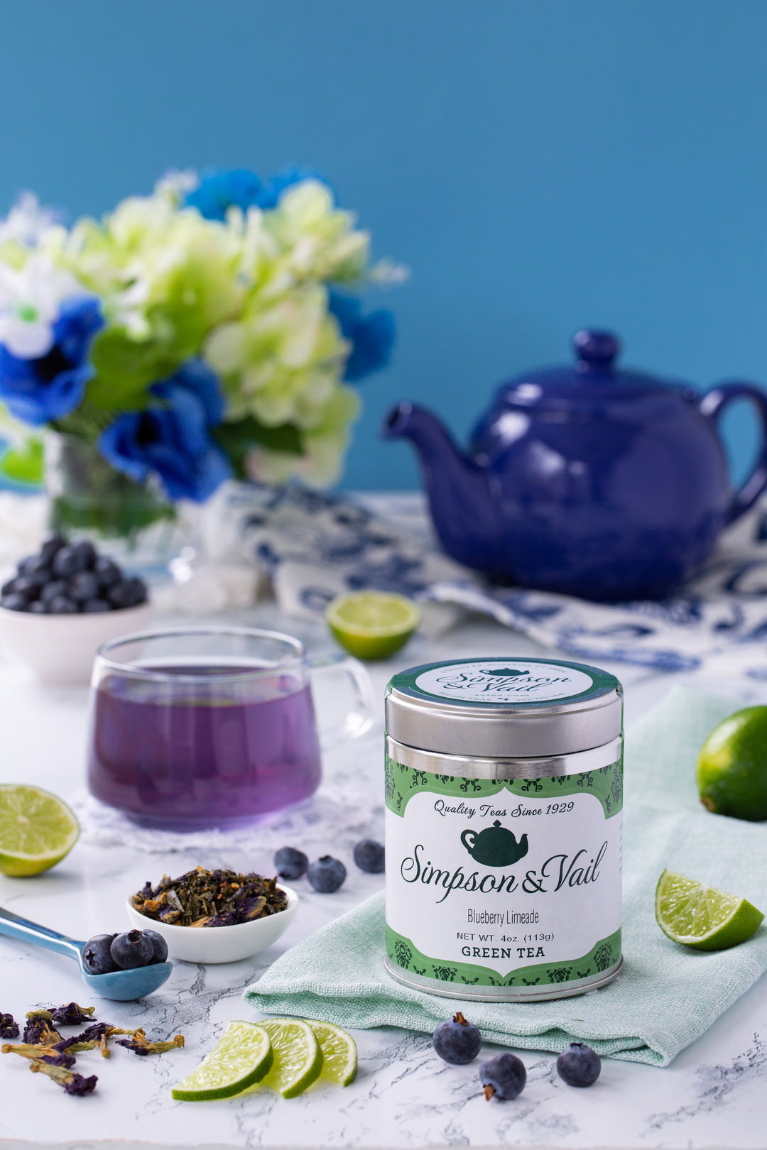 Blueberry Limeade Green Tea - WS