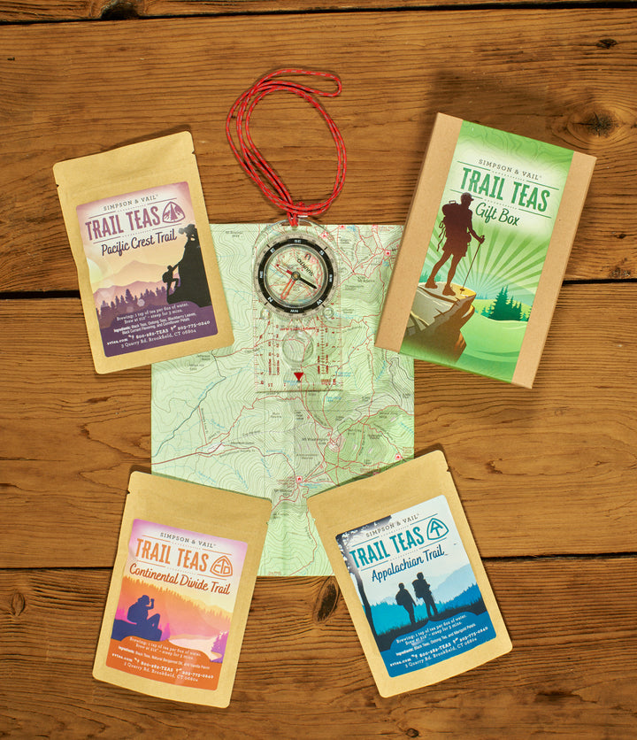 trail tea gift box with packages