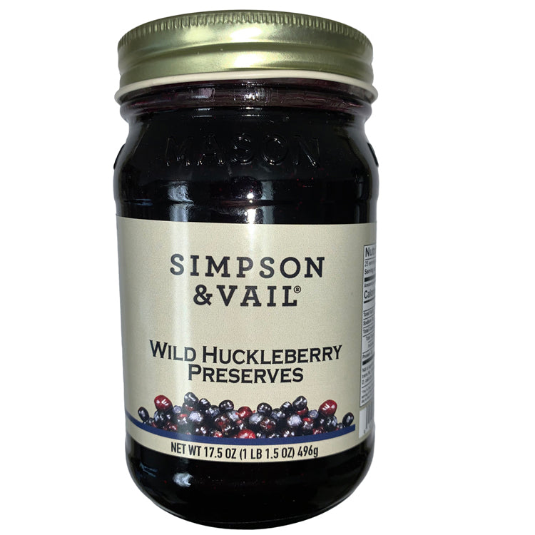 S&V Wild Huckleberry Preserve, 17.5 oz