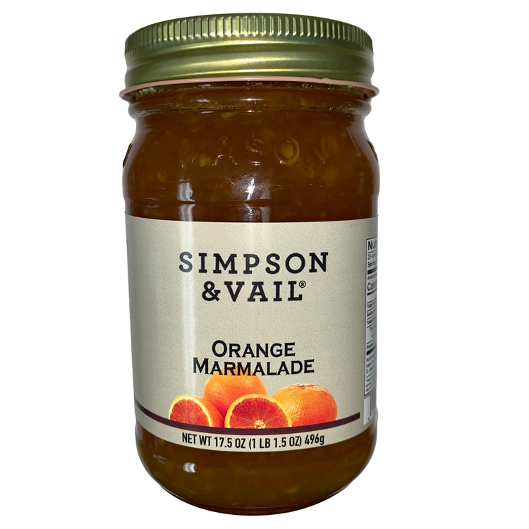 orange marmalade jar