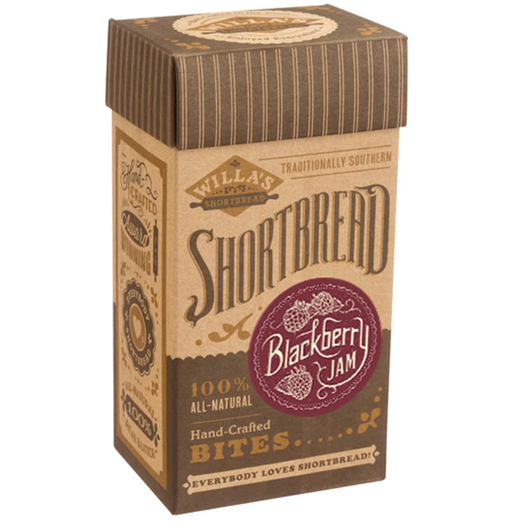 Willa's Shortbread - Blackberry Jam, 4oz box