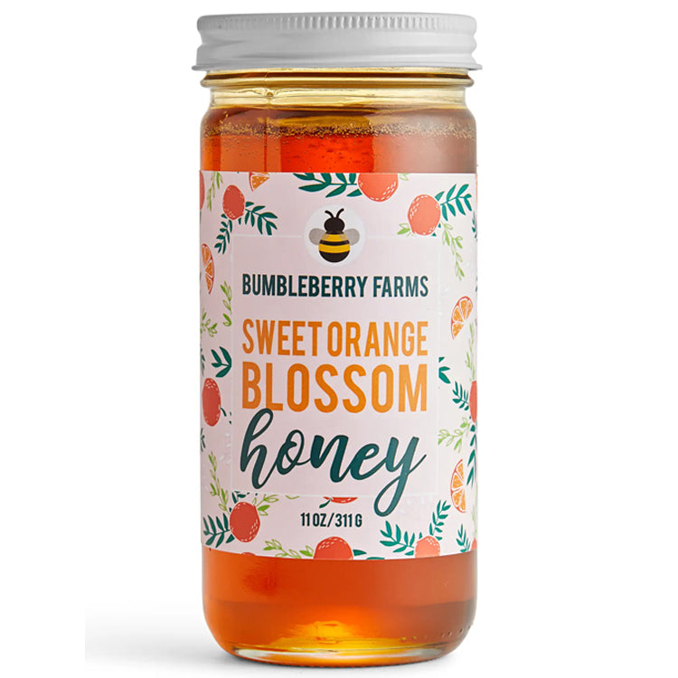Sweet Orange Blossom Honey, 11 oz jar