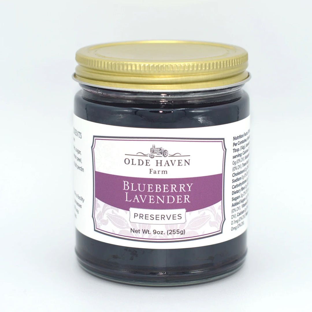 Olde Haven Blueberry Lavender Preserves Jar