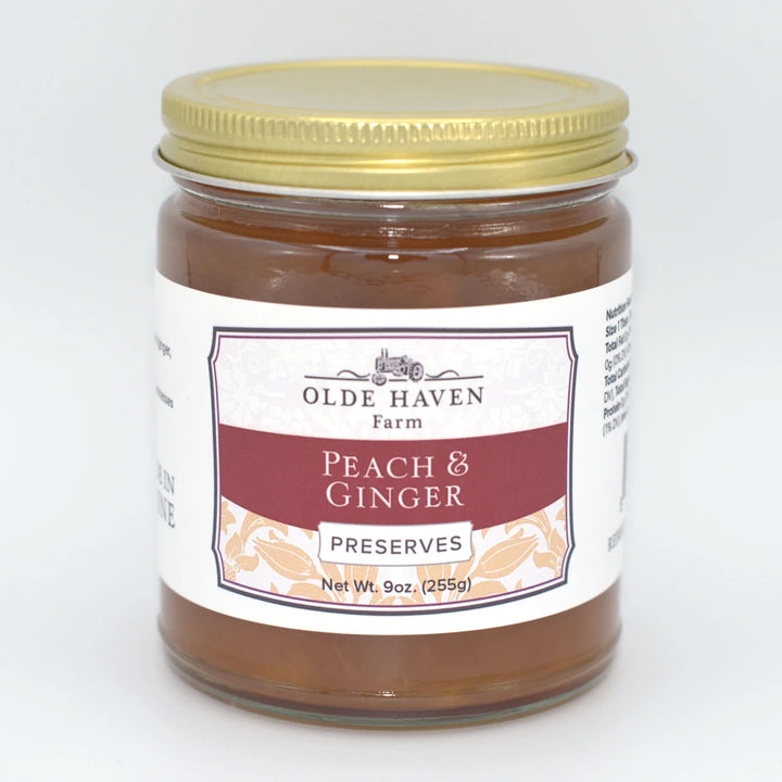 Olde Haven Peach & Ginger Preserves Jar