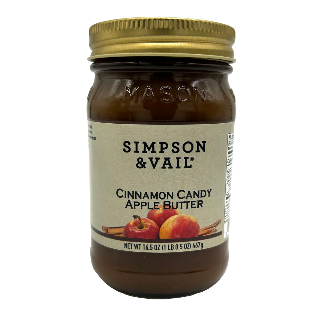 cinnamon candy apple butter jar