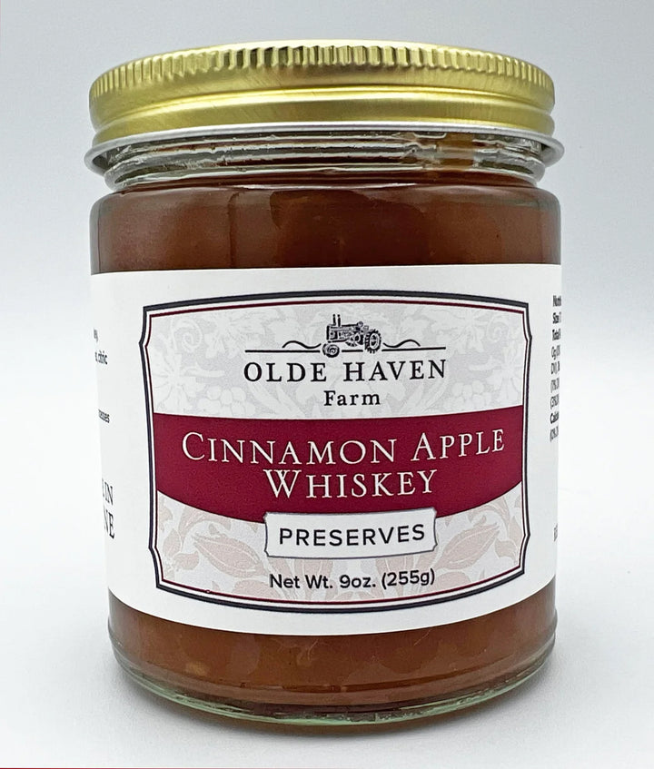 Olde Haven Cinnamon Apple Whiskey Preserves Jar