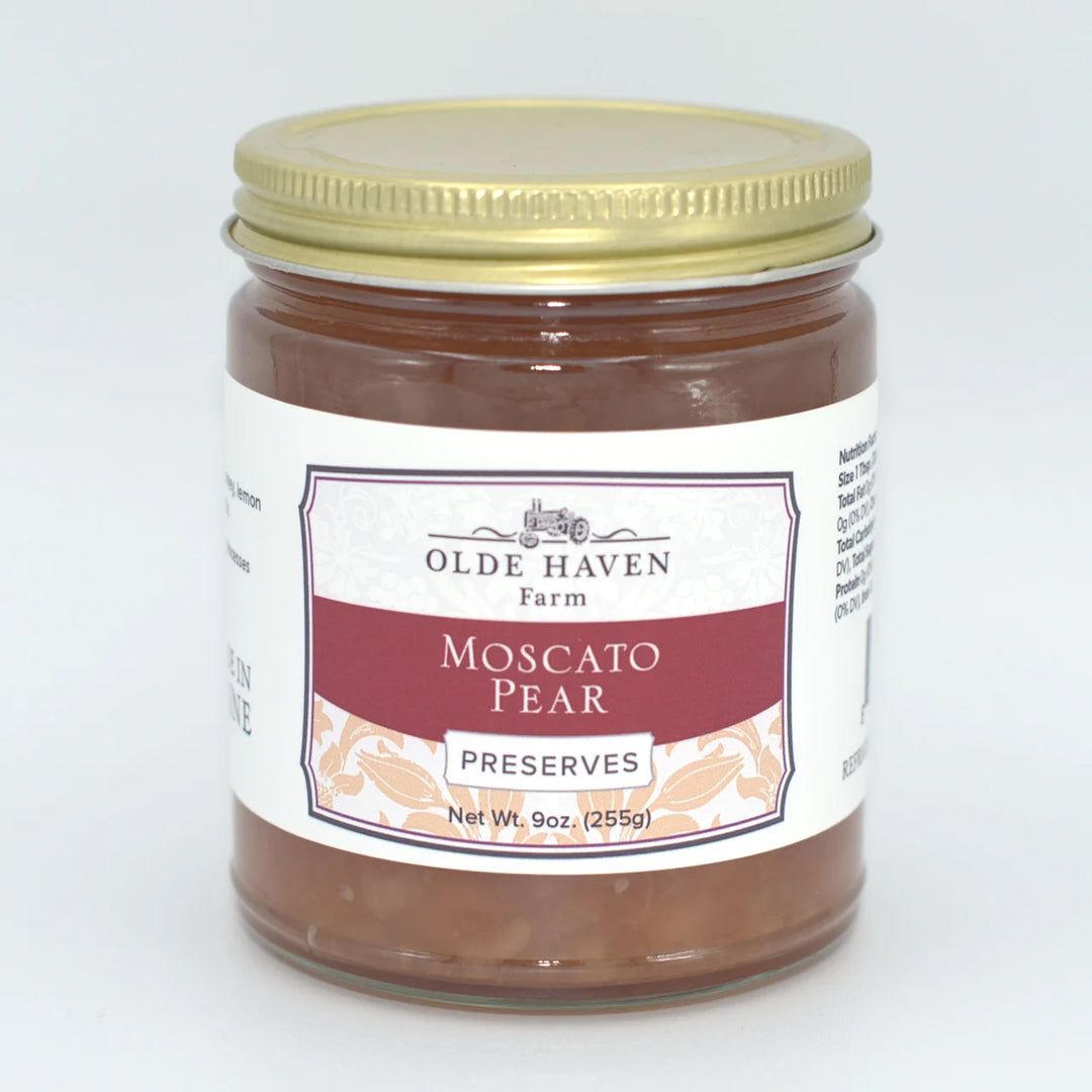 Olde Haven Moscato Pear Preserves Jar