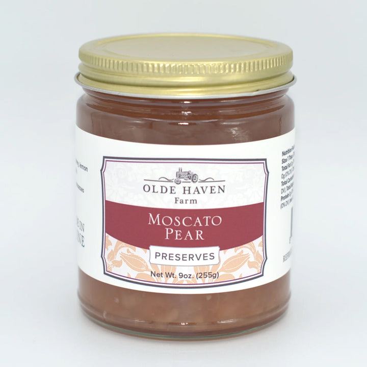 Olde Haven Moscato Pear Preserves Jar
