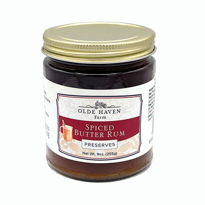 Olde Haven Spiced Butter Rum Preserves Jar