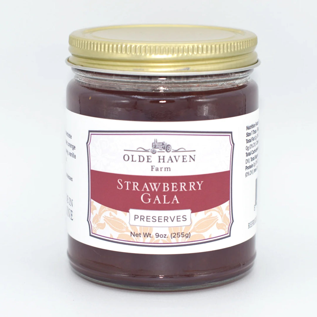 Olde Haven Strawberry Gala Preserves Jar