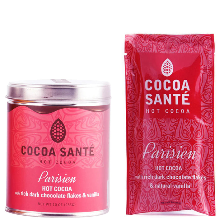 Cocoa Sante Parisien Tin and Single Serve Packet