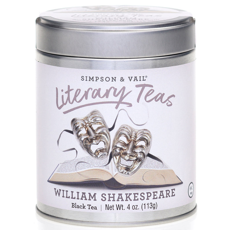 william shakespeare loose tea tin