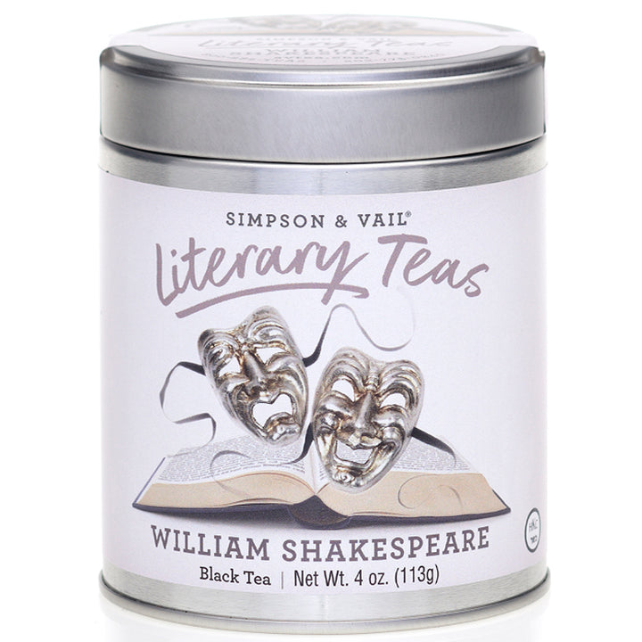 william shakespeare tea tin