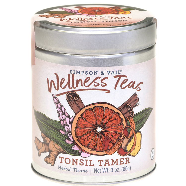 tonsil tamer tea tin