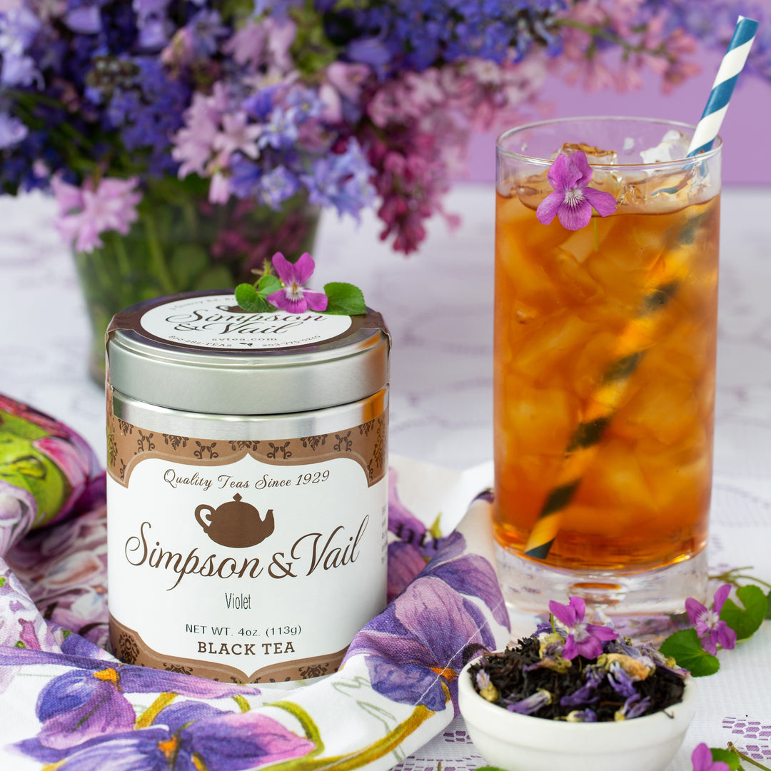violet black iced tea scene