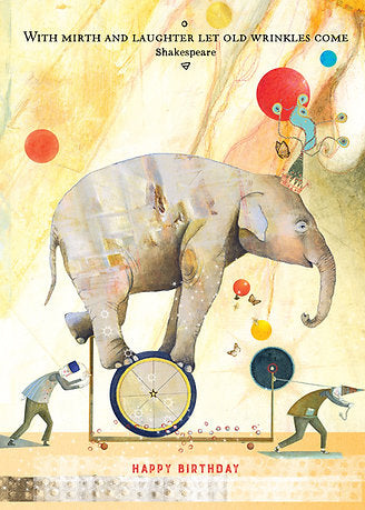 elephant birthday card cover