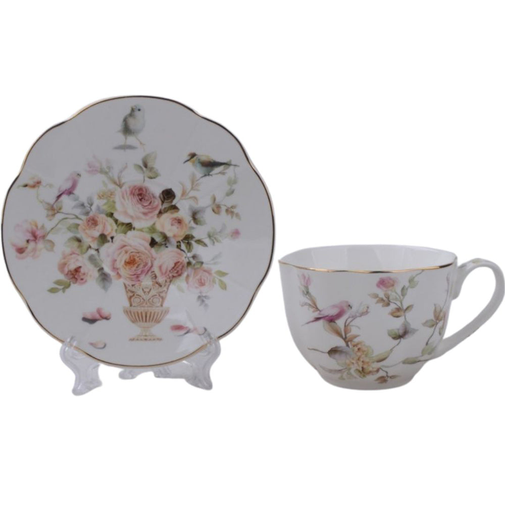 Song Bird Garden Cup \u0026 Saucer, image size:1000x1000
