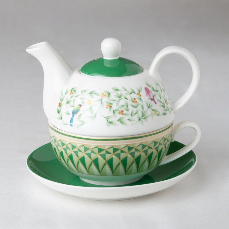 Green Bird tea for one set