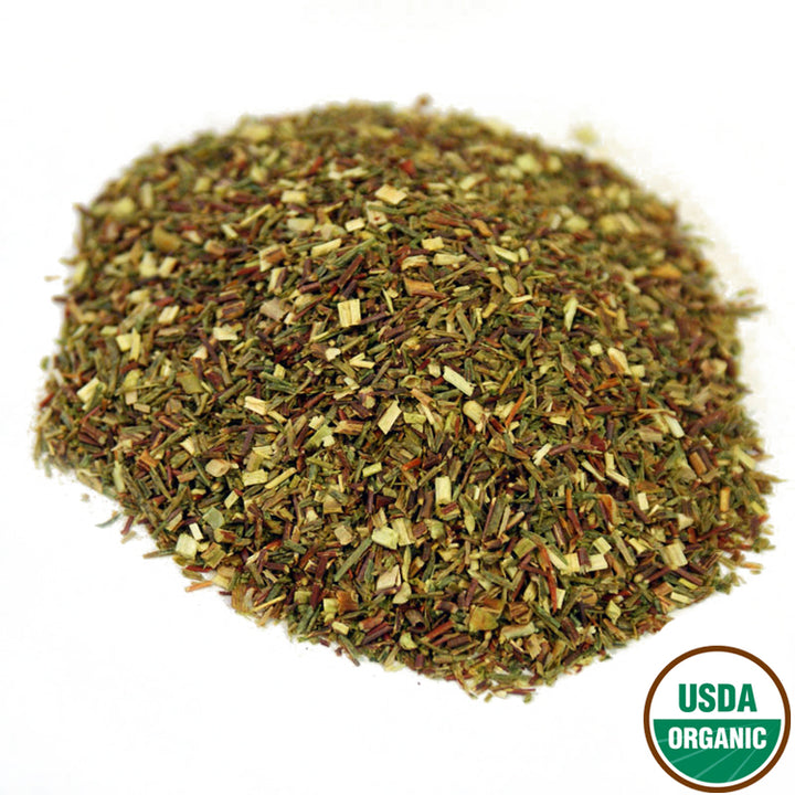 Organic Green Rooibos Herbal Tea Pile