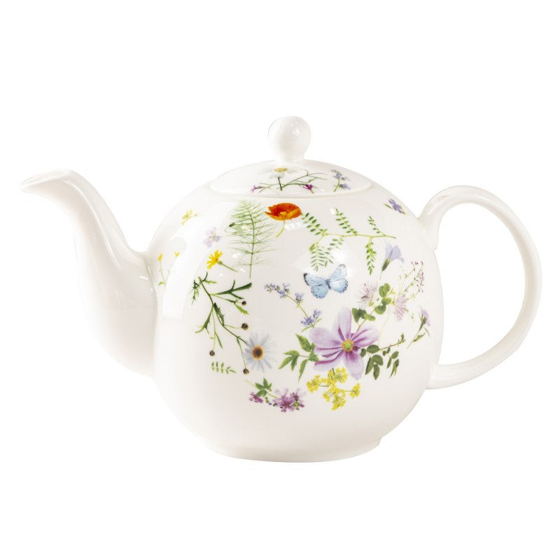 Glass Teapot With Infuser Tea Kettle Floral Tea Pot Daisies Teapot