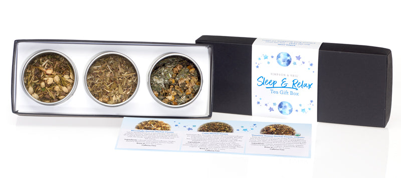 Sleep & Relax Tea Tin Gift Box 3 types