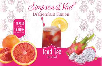 Dragonfruit Fusion Herbal Fruits Iced Teabags