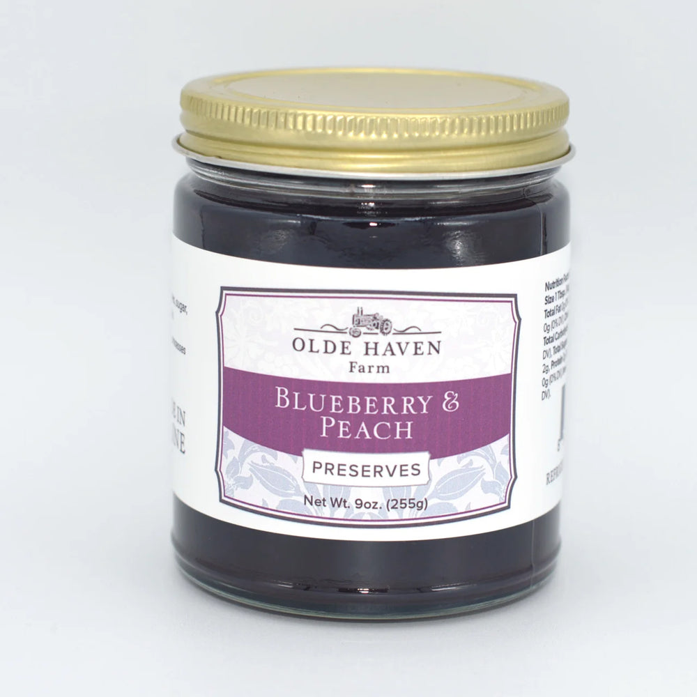 Olde Haven Blueberry & Peach Preserves Jar