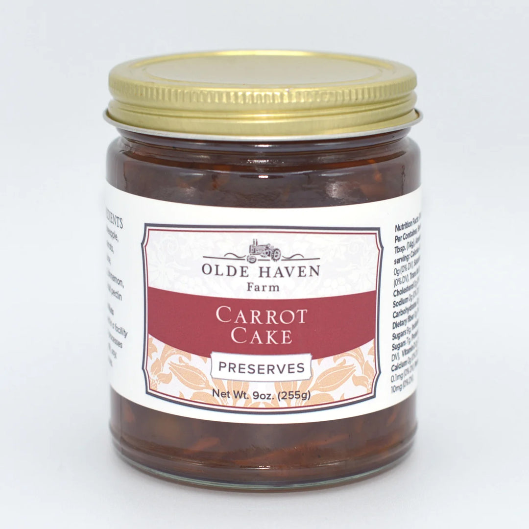 Olde Haven Carrot Cake Preserves Jar