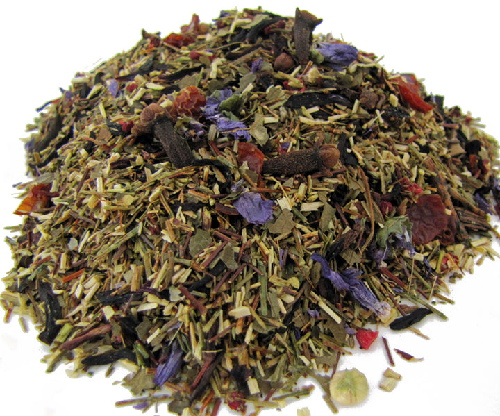 sugar plum fairy rooibos tea pile