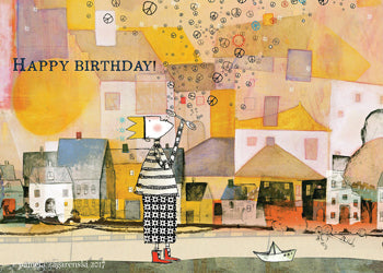 birthday peace card cover