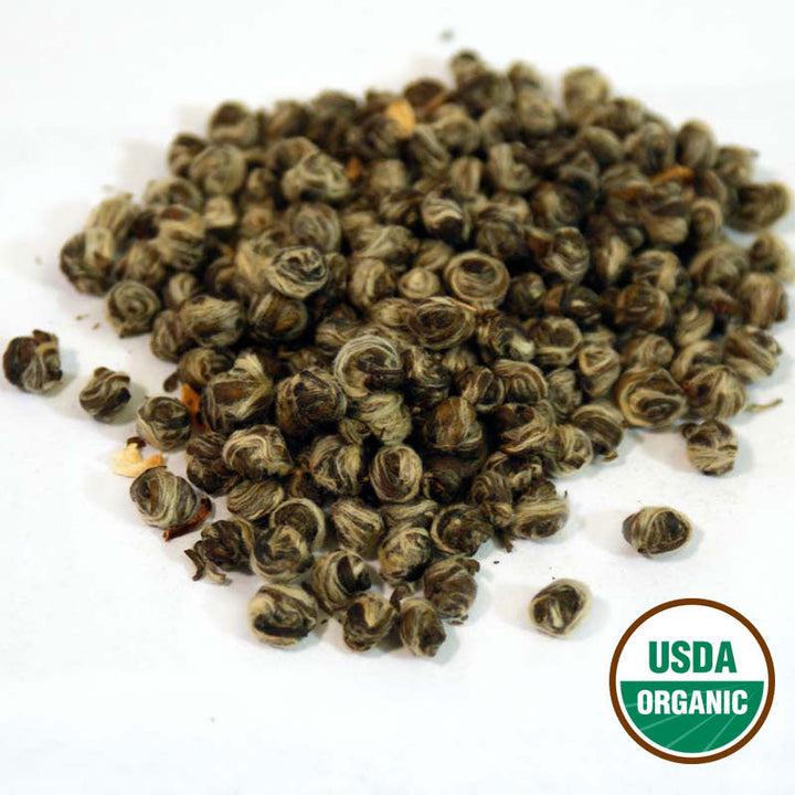 Dragon Phoenix Pearls Tea Pile