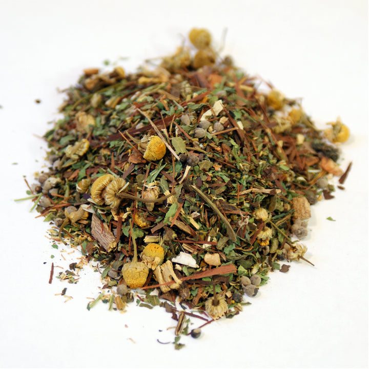 women's tonic loose tea pile