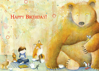 birthday bear card cover