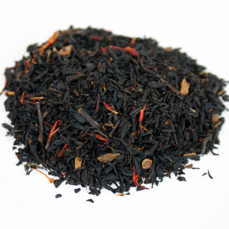 Sweet Sizzlin' Cinnamon black tea pile