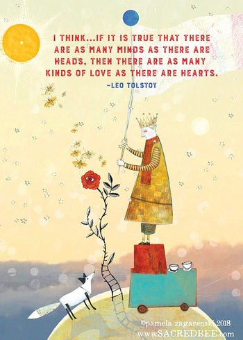 tolstoy quote card cover