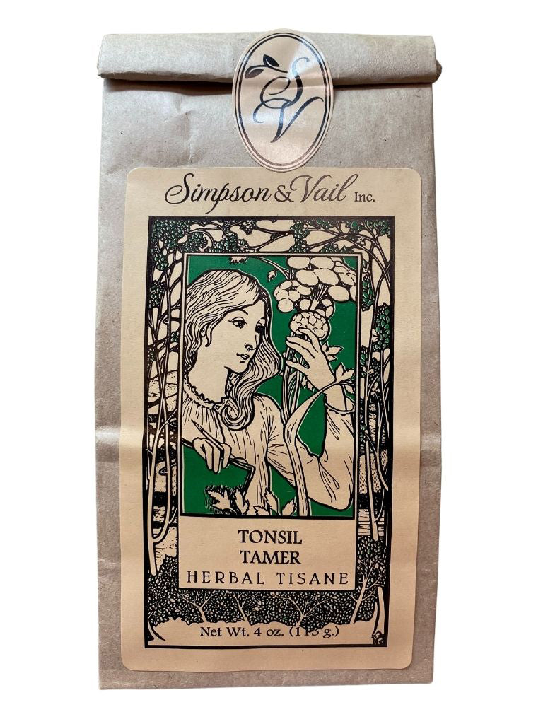 tonsil tamer tea packaging