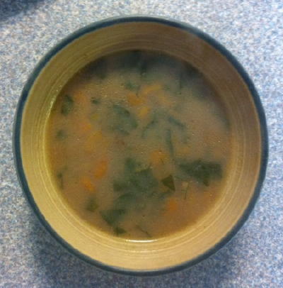 Imperial Yunnan Tea and Garden Veggie Soup