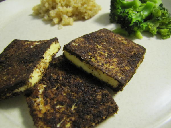 Tea Quinoa and Broccoli with Tea Rubbed Tofu