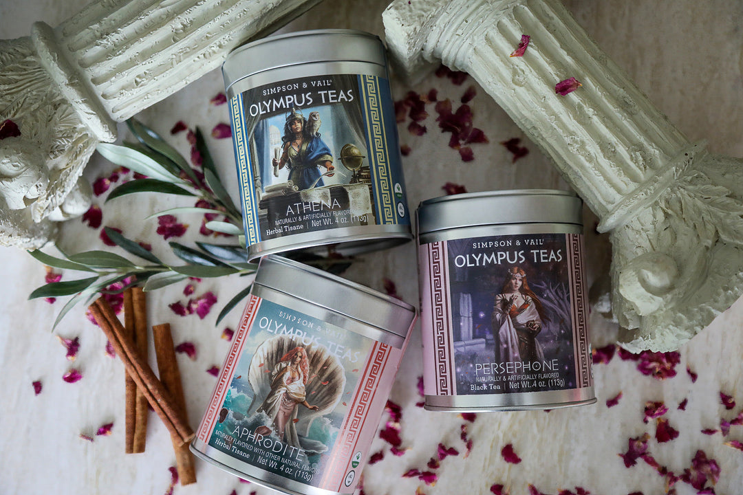 Olympus Tea Tins - Athena, Persephone, Aphrodite