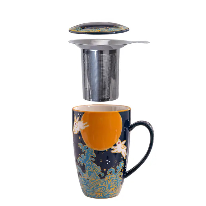Moon Bunny Infuser Mug