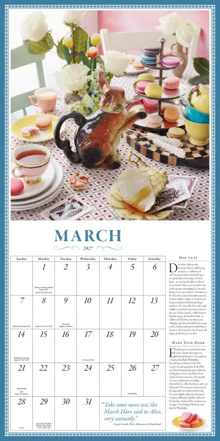 2027 Collectible Teapot Calendar