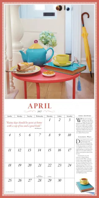 2027 Collectible Teapot Calendar