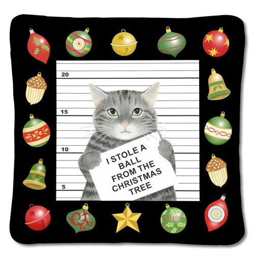 cat thief black spiced mug mat